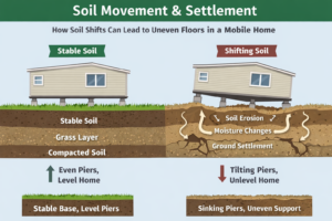 Soil Movement and Settlement in Mobile Homes